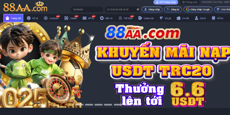 Giao diện 88AA thân thiện, tối ưu trải nghiệm